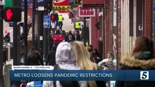 Metro loosens pandemic restrictions