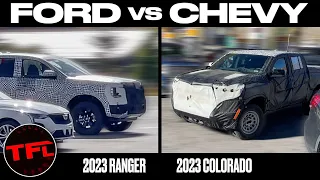 EXCLUSIVE: Here Are The 2023 Ford Ranger AND Chevy Colorado Before You're Supposed To See Them!