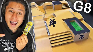 BLACKRIVER FINGERBOARD PARK MADE OF CARDBOARD!