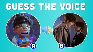 Guess The Male Disney Character & Wednesday by the Voice | Wednesday Quiz | Disney Quiz