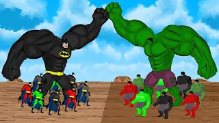 Evolution of HULK vs Evolution of BATMAN: Who is win??? [2024] | SUPER HEROES MOVIE ANIMATION