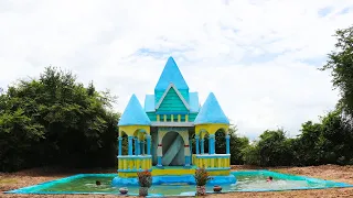 Spent 100 Day To Build The Most Beautiful Mud Victorian House And Swimming Pool Around House