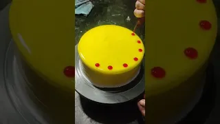 pineapple cake#design white video#shortvideo#cake#indore bakery