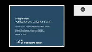 The Independent Verification and Validation (IV&V) Webinar