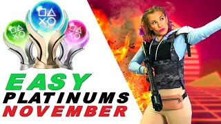 Easiest Platinum Games of November 2021 | $1 Platinum - 1 min Platinum - Crossbuy PS4 & PS5