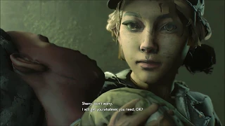 Clementine Saves AJ In Resident Evil 2 Remake