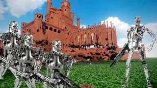 Attack of the T 800 Endoskeleton Terminators on the castle Teardown