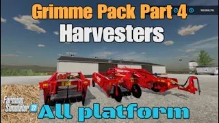 Grimme Pack Part 4 Harvesters / New for PC on FS22