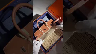 Unboxing Hermès Birkin 25 Picnic in Gold Swift Leather