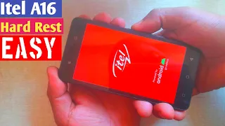 Itel A16 hard reset factory reset unlock pattern or pin easy method #hd1080p #2023