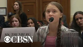 Teen climate activist Greta Thunberg testifies before Congress