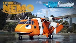 STOL Flying in the Caribbean | iniBuilds Shorts SC.7 Skyvan | Full Flight Review | MSFS