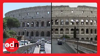 Before and After Coronavirus Lockdown | Footage of Iconic Tourist Locations