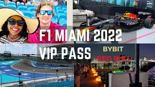 Formula 1 Miami Grand Prix experience 2022 with REDBULL &  BYBIT | Formula 1 VIP Experience in MIAMI