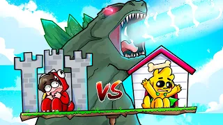 RETO de la BASE SEGURA vs. GODZILLA 😨🏠🦖 MIKECRACK en BALANCITY con ANIMOJIS