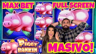 🙋‍♀️ UN CHANCHITO MASIVO ! FULL SCREEN WITH MAX BET PIGGY BANKIN SLOT MACHINE