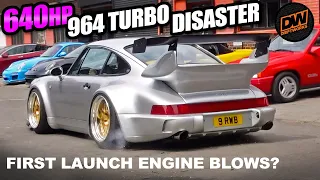 My 640hp 964 Turbo first drive Disaster - Launch or Lunch it? Aircooled 911