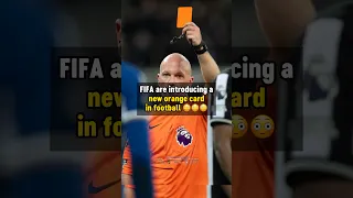 New ORANGE card in football: What does it do? 😳 #football