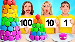 100 Couches de Nourriture Défi | Bataille de Nourriture par TeenDO Challenge