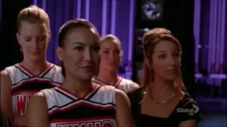 Glee   Santana insults Finn and Rachel 3x06