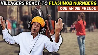Villagers React To Flashmob Nürnberg 2014 - Ode an die Freude ! Tribal People React To Flashmob