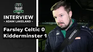 Farsley 0-1 Kidderminster | Adam Lakeland post-match interview