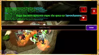 Kronos Divine guild massive kick by a hacked account.