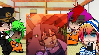 Nanbaka reacts to jyugo as sally Williams