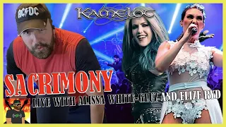 OH MY!! | KAMELOT ft. Alissa White-Gluz and Elize Ryd - Sacrimony (Official Live Video) | REACTION