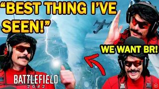 DrDisrespect's IMPRESSED by Battlefield 2042 Tornado & CAN'T WAIT for a Battle Royale Mode!