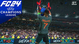 PSG vs ARSENAL | FC 24 PS5 Realistic Gameplay & Graphics MOD Ultimate Difficulty Career