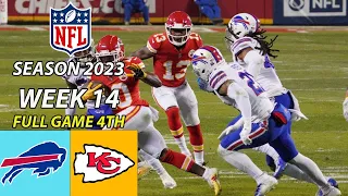 Buffalo Bills vs Kansas City Chiefs Week 14 FULL GAME 4TH 12/10/23 | NFL Highlights Today