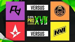 ESL PRO LEAGUE - S17 - Grupa D - Rare Atom vs ENCE | Astralis vs NaVi - TV Arena Esport