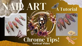 Chrome Nail Art Tutorial | ‎@NancyTranBeauty4ever  BA Dom Lasha | How to Use Nail Art Transfer Foils