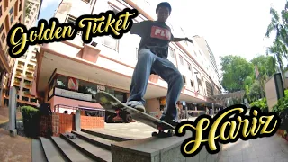 Golden Ticket  Hariz (Raw)  | Singapore Skateboarding