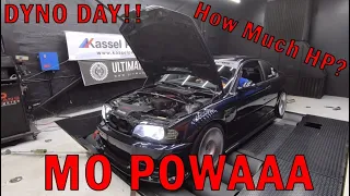 My E46 M3 Hits The Dyno At Kassel Performance! How Much Power Will It Put Down On The Mustang Dyno?!