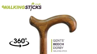 Gents' Beech Derby Walking Stick