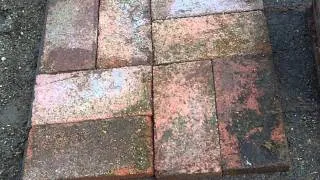 Recycled Paver Brick Patio