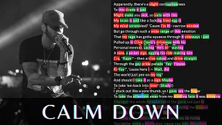 Eminem's verse on Calm Down | Lyrics, Rhymes Highlighted