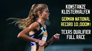 Konstanze Klosterhalfen Sets German National Record, Keira D'Amato Hits OTQ in Texas Qualifier 10K