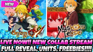 *LIVE NOW!! NEW COLLAB REVEAL STREAM!* Banner, Units, Freebies & Event Details (7DS Grand Cross)