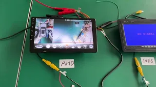 How to set 360 3D pro camera system video output (CVBS/AHD) after connect android radio or monitor?