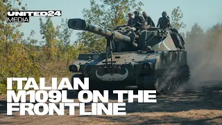 ITALIAN M109L. 6KM FROM THE ZERO LINE #warinukraine