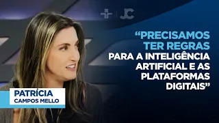 "Você precisa ter regras", diz Patrícia Campos Mello sobre redes sociais e sua regulação