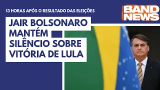 Jair Bolsonaro mantém silêncio sobre vitória de Lula