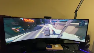 Cyberpunk 2077 on Samsung Odyssey G9 w/ AMD Ryzen 9 5950x RTX 3080