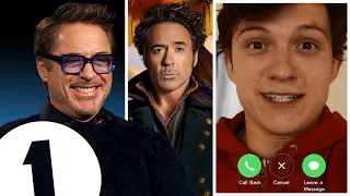 "Are you in a pub?!" Robert Downey Jr. on Welsh accents, Dolittle and Facetiming Tom Holland.