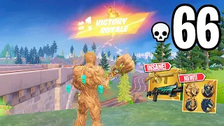 66 Elimination GROOT Solo vs Squads WINS Full Gameplay (NEW FORTNITE CHAPTER 5 SEASON 2)!