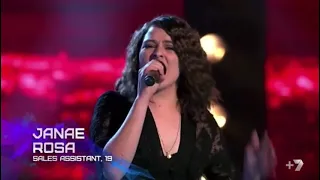 The X Factor AU 2016 - Janae Rosa - I’d Rather Go Blind