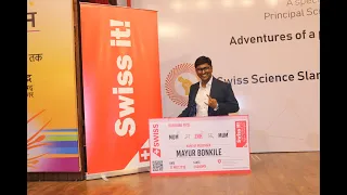 Swiss Science Slam|Winner| Mayur Bonkile(IIT Bombay)|Consulate General of Switzerland in Mumbai|2019